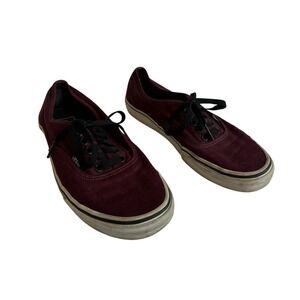 Womens Vans Size 8 Maroon Burgundy Lace Up Low Top Size‎ 6.5 Mens Unisex